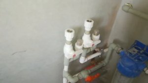 Разводка воды из полипропиленовых труб в однокомнатной квартире. Штробление. Канализация.