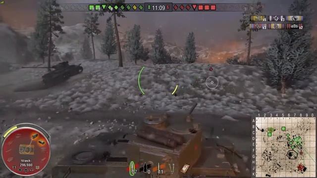 PS4. World of Tanks. "Tank Ace" (Танковый ас) & "The Muscle" (Горец) трофеи. смотреть онлайн