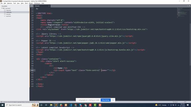 Insert Data into Database using $_POST Method - PHP Class 8 - Web Development Series Session 26 смотреть онлайн
