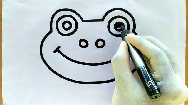 Easy frog face drawing।। Easy Drawing for kids।।Baby Art।। Baby Drawing।।Easy Art।। Kids drawing смотреть онлайн