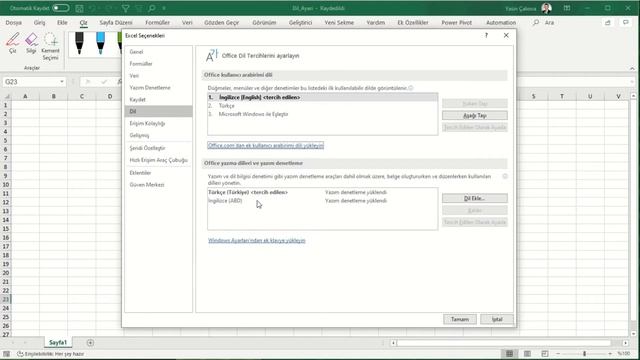 Microsoft Office Dil Ayarları Nasıl Değiştirilir? (Excel, Word, Powerpoint vs) смотреть онлайн