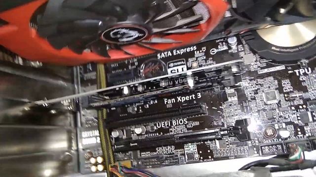 NVMe M.2 SSD через переходник PCIe X4