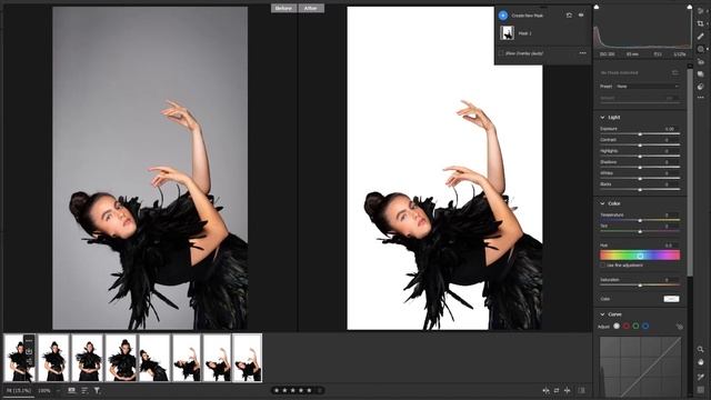 Fixing White Backgrounds in a Portrait - Photoshop 2023 RAW смотреть онлайн