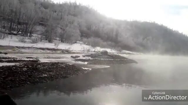 8 февраля. Природа Амурской области. Река Бурея. смотреть онлайн