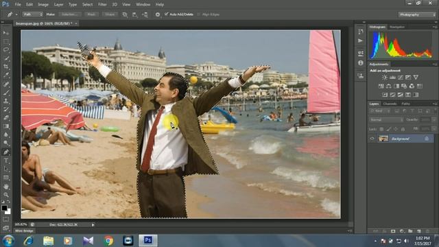 how to change background in photoshop cs tutorial смотреть онлайн