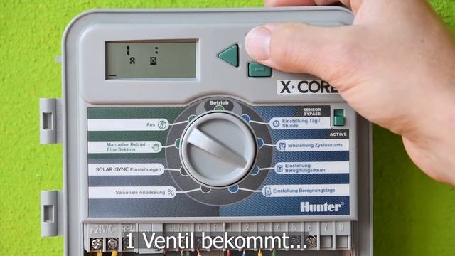 Programmieren einer Hunter X Core Steuerung - DVS Beregnung Tutorial смотреть онлайн
