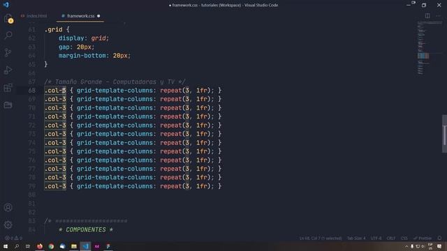 Aprende a crear tu propio Framework de CSS estilo Bootstrap | Responsive смотреть онлайн