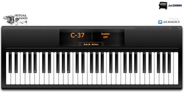 Virtual Piano - Titanic, Nearer My God to Thee смотреть онлайн