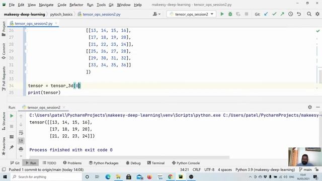 Pytorch for Beginners: #5 | Understanding Indexing, Slicing, and Numpy Bridges for Pytorch Tensors смотреть онлайн