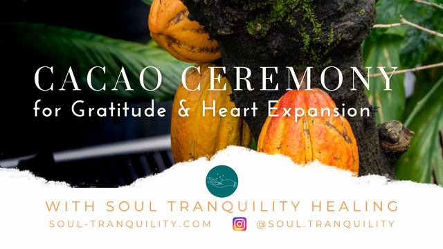 Cacao Ceremony Meditation  - Guided Cacao Ritual -  Sacred Cacao Medicine - Exclusive Cacao Discoun