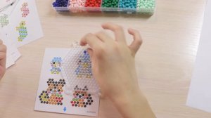 АКВАМОЗАИКА / Склеиваем бусины водой