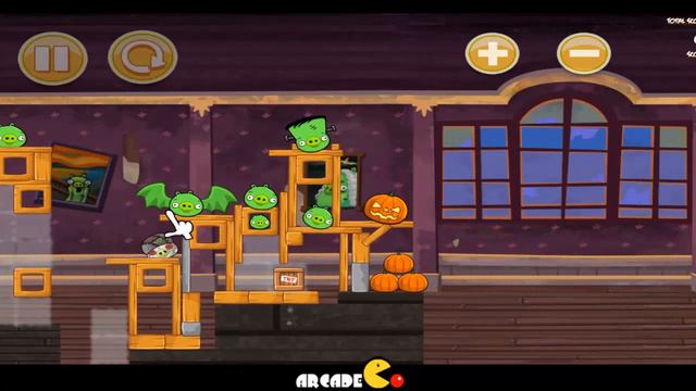 Angry Birds - Angry Birds New Seasons Vampire Bad Piggies Walkthrough Level 1 - 5 смотреть онлайн