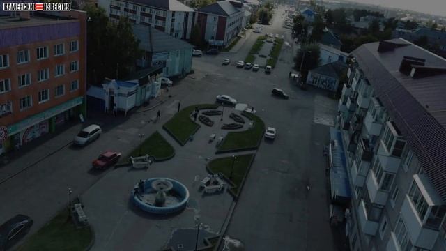 Камень-на-Оби с высоты птичьего полёта смотреть онлайн