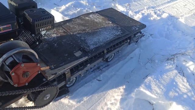 Самодельный снегоход бюджетный смотреть онлайн