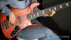 MusicForce Bacchus Handmade Series Woodline DX5 Active Bass Demo by Bassist Kanghee Kim