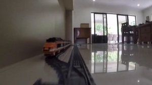 Лего Железная дорога. Путь поезда от первого лица.