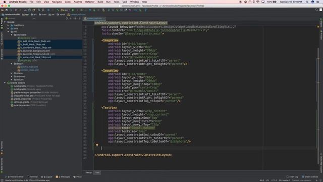 Recreate Facebook in Android Studio: Profile Page (Day 1) смотреть онлайн