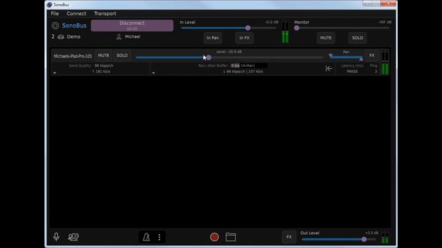 Пошаговое руководство по настройке при первом запуске SonoBus 1.1