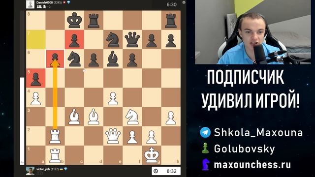 Подписчик Обескуражил Жертвами Двух Ладей в Северном Гамбите! смотреть онлайн