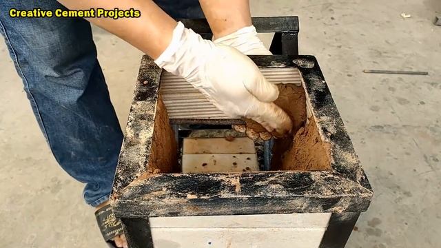 Rocket stove _ Wood stove _ Creative idea from iron frame, cement and clay смотреть онлайн