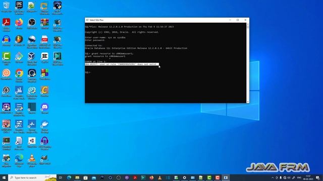 ORA-01917: user or role 'string' does not exist - Oracle Database 12c Error Messages смотреть онлайн