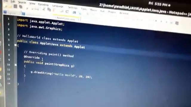 Practical 1/Applet/"Advanced Java Programming" смотреть онлайн