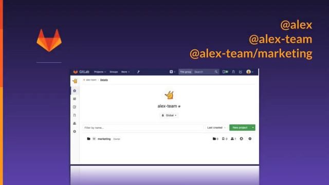 GitLab Namespaces (users, groups and subgroups) смотреть онлайн