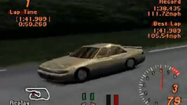 Nissan Silvia S13 Q,s 2000cc 1991 - Gran Turismo 2 смотреть онлайн