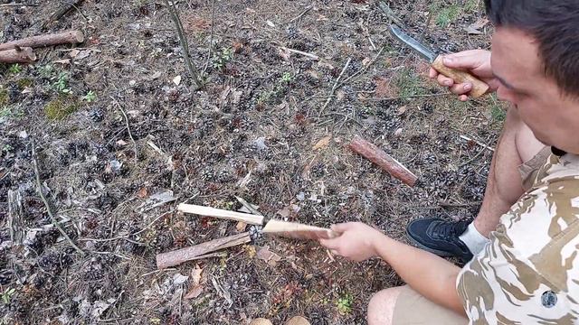 Нож Ханты-Манси/Стальные бивни/ Нож для леса смотреть онлайн