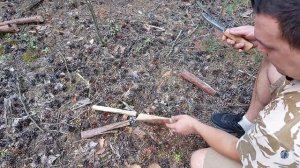 Нож Ханты-Манси/Стальные бивни/ Нож для леса