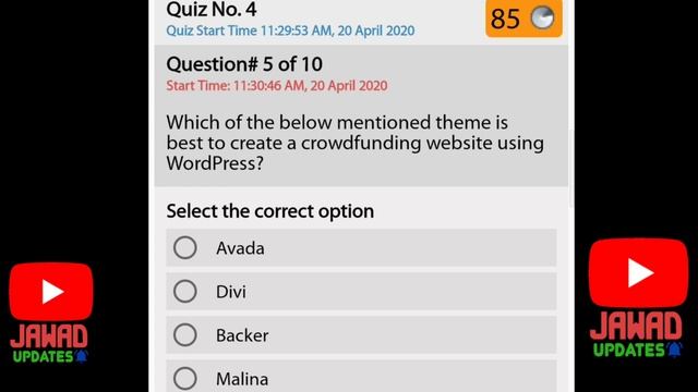 Digiskills WordPress Quiz no 4 batch 6 | WordPress Quiz no 04 | Digiskills смотреть онлайн