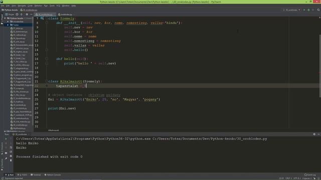 Python programozás kezdőknek - 30 - öröklődés смотреть онлайн