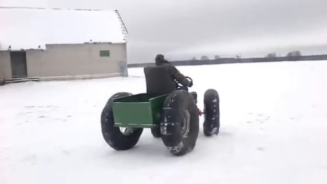 снегоход из мотоблока.андрей сыс. смотреть онлайн