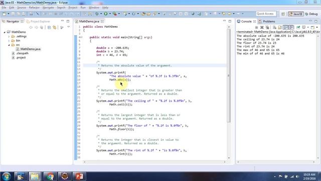 Java Math class (Constants and Basic methods) | Java Tutorial смотреть онлайн