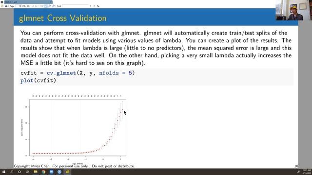 Stats 102B Week 3 Monday - regularization, glmnet смотреть онлайн