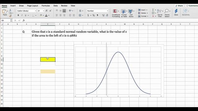 How to find the Z value (probability on left side given)in Excel using NORM.S.INV|Dr.Choden смотреть онлайн