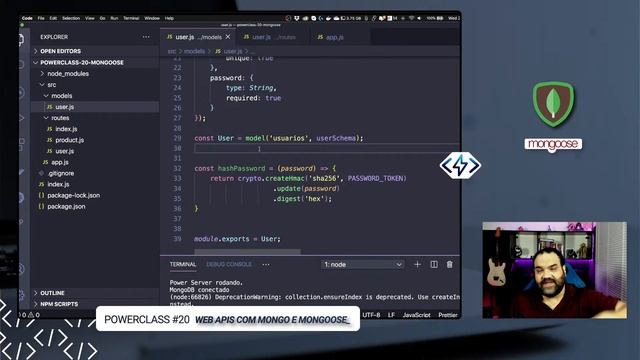 Powerclass #20 | Web APIs com Mongo e Mongoose смотреть онлайн