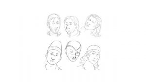 КАК НАРИСОВАТЬ ЛИЦО ЧЕЛОВЕКА? | УРОК РИСОВАНИЯ ДЛЯ НАЧИНАЮЩИХ