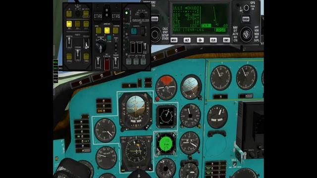 Ту-154м (Felis) в X-Plane 10 - режимы работы АБСУ смотреть онлайн