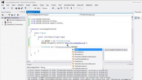 Selenium C# Take Screenshot