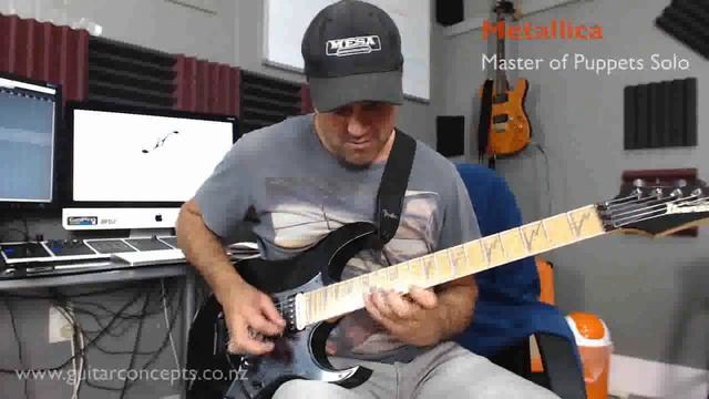 Master Of Puppets Play Solo Tablature Metallica