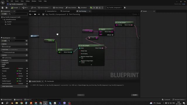 UE5 short tutorials: Делаем 3д текст с обводкой, экструдом и счетчиком смотреть онлайн
