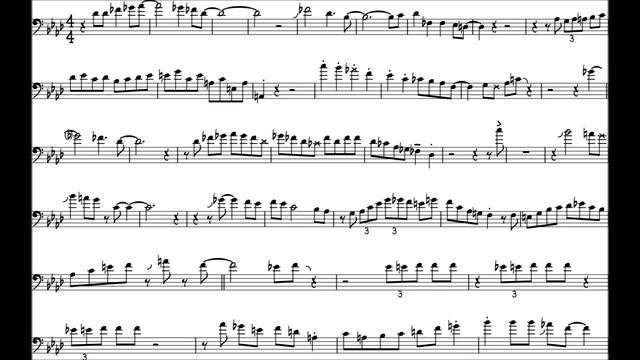 Steve Davis 'Caravan' Trombone Solo Transcription смотреть онлайн