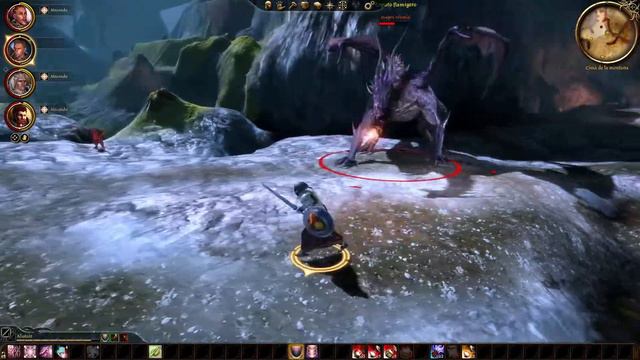 DA: Origins 4 warrior comp vs Celestial Dragon (Kiting sketch) смотреть онлайн