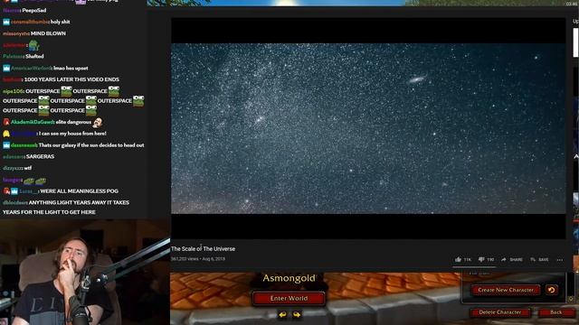 A͏s͏mongold MIND BLOWN By The Scale of The Universe смотреть онлайн