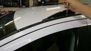 How to Remove Roof Rails Rack Bars Peugeot 308 SW