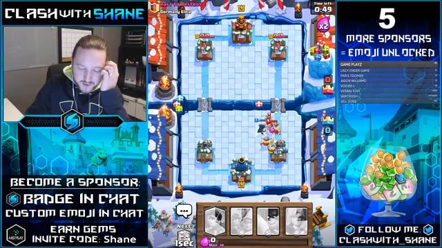 NEW LEGENDARY!! ROYAL GHOST 12 WIN CHALLENGE!! - Clash Royale смотреть онлайн