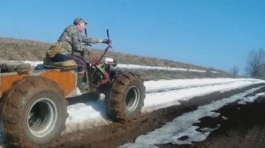 Первые диски для ободрышей, порвали полуось