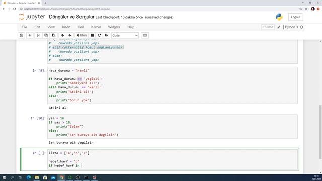 Python Dersleri #11 | if Sorguları смотреть онлайн