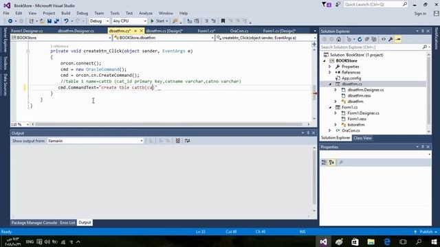 Create Tables Oracle and c# смотреть онлайн